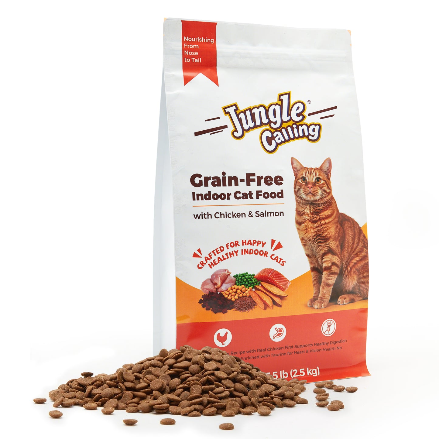 JUNGLE CALLING Grain-Free Indoor Cat Food