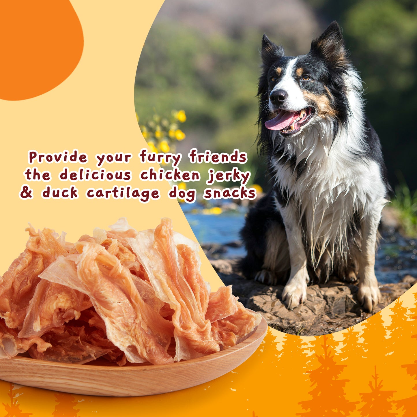 Chicken and Duck Cartilage Chewy Snacks