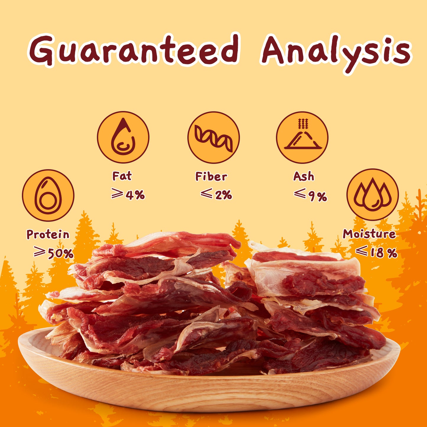 Duck Wrapped Duck Cartilage, Rawhide Free Dog Snacks,Healthy, Easily Digestible, and High Protein