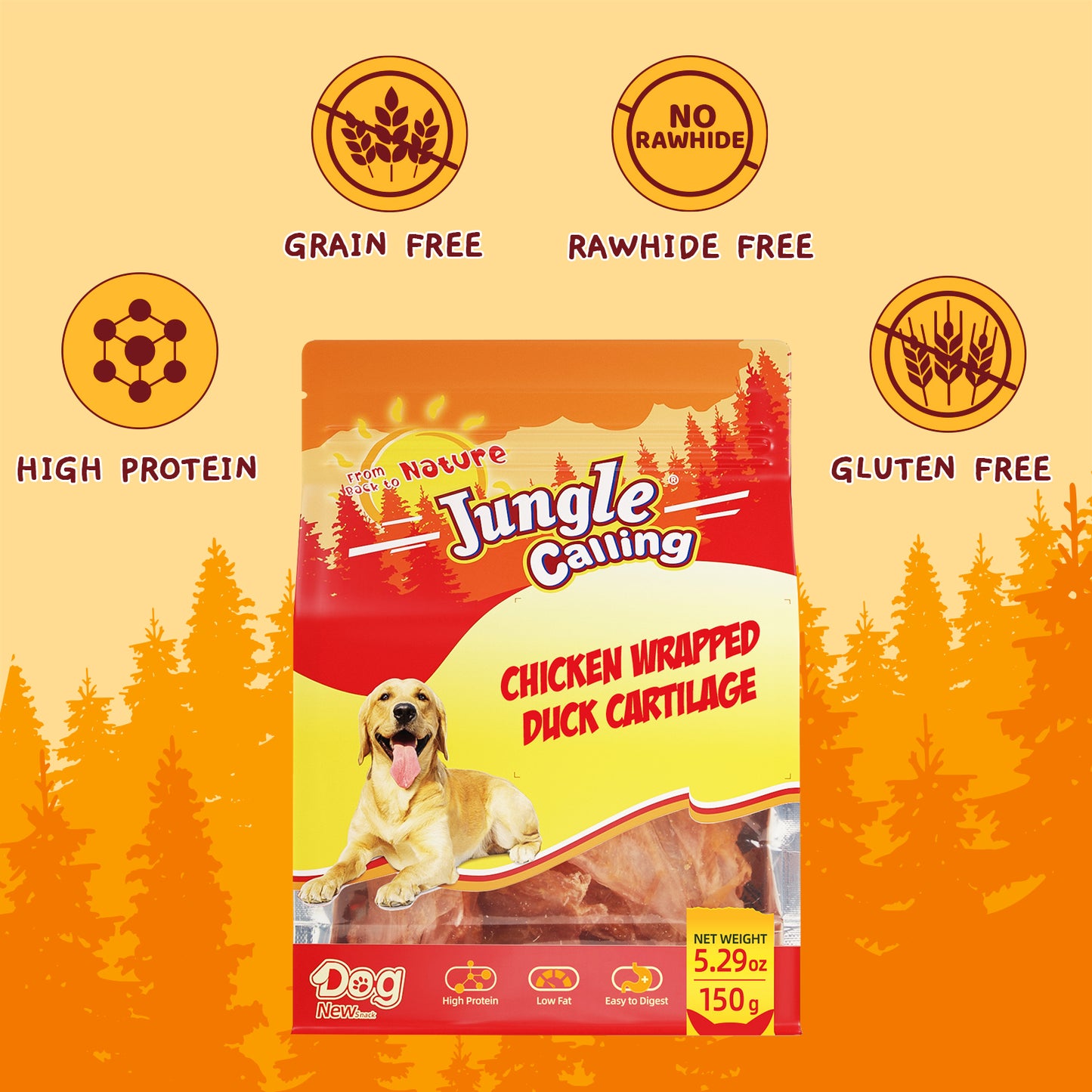 Chicken and Duck Cartilage Chewy Snacks