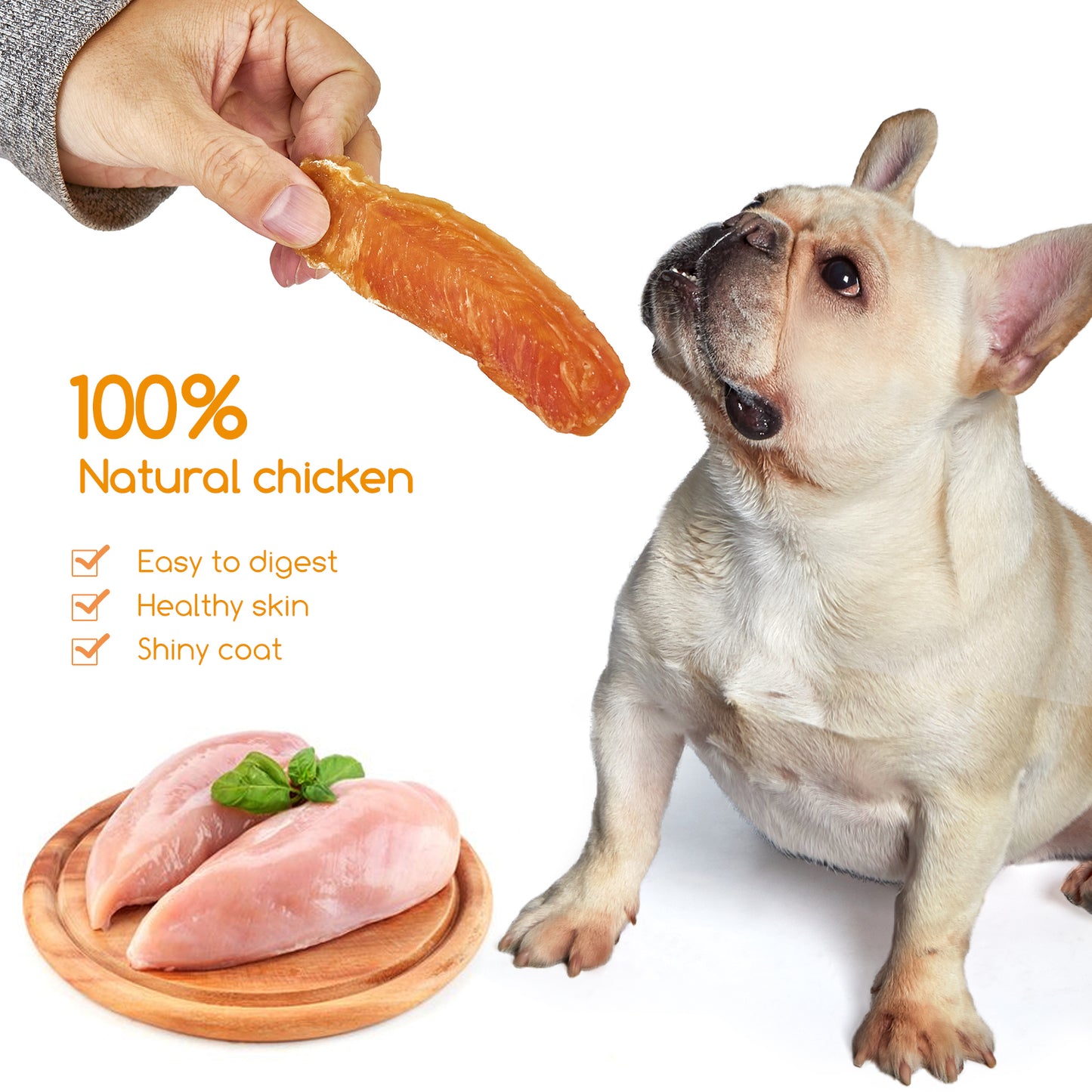 chicken slice dog treats