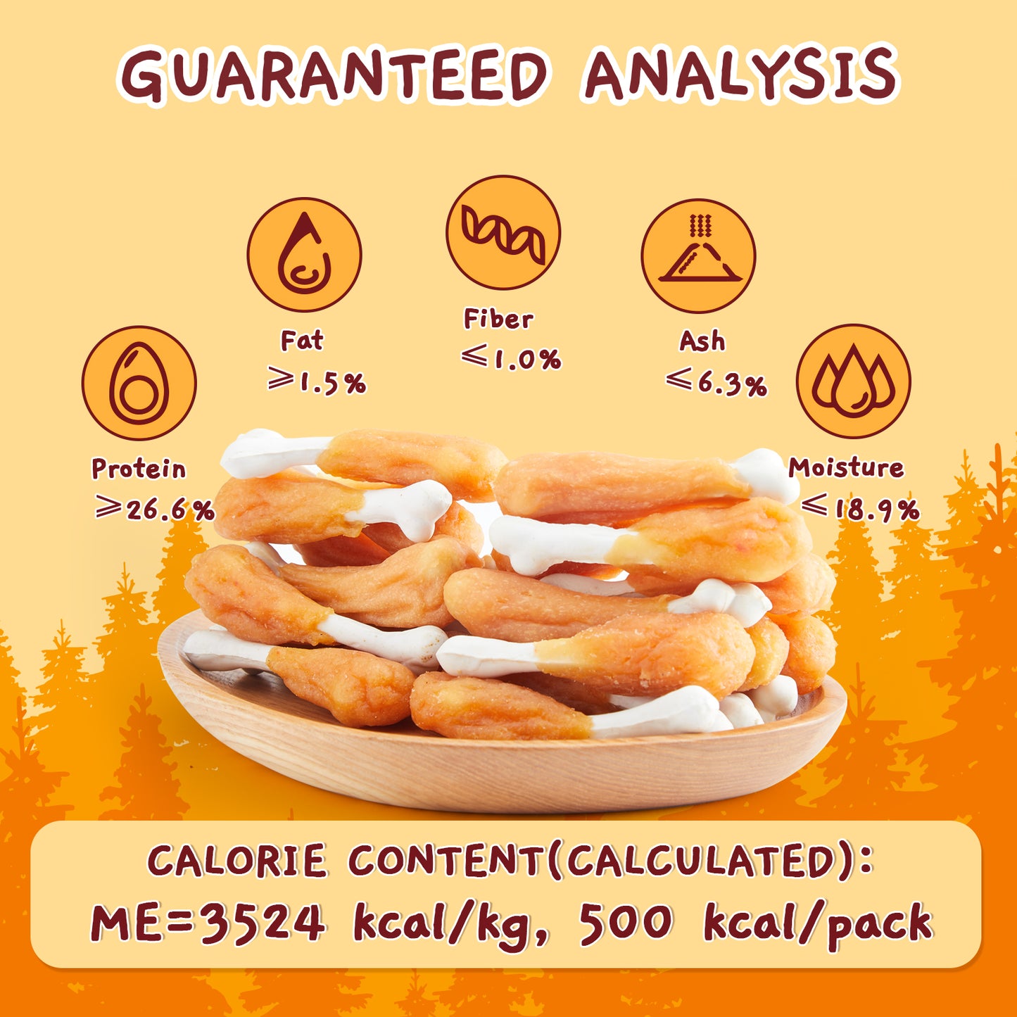 Jungle Calling Dog Treats Variety Pack | Rawhide-Free Chicken Bones (5 oz) + Triple Flavor Rolls (4.2 oz) | Teeth Cleaning, Training Rewards