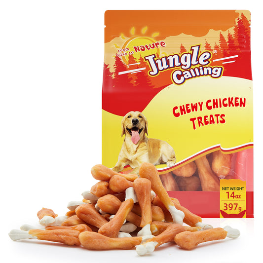 Jungle Calling Chicken Calcium Bone Dog Treats