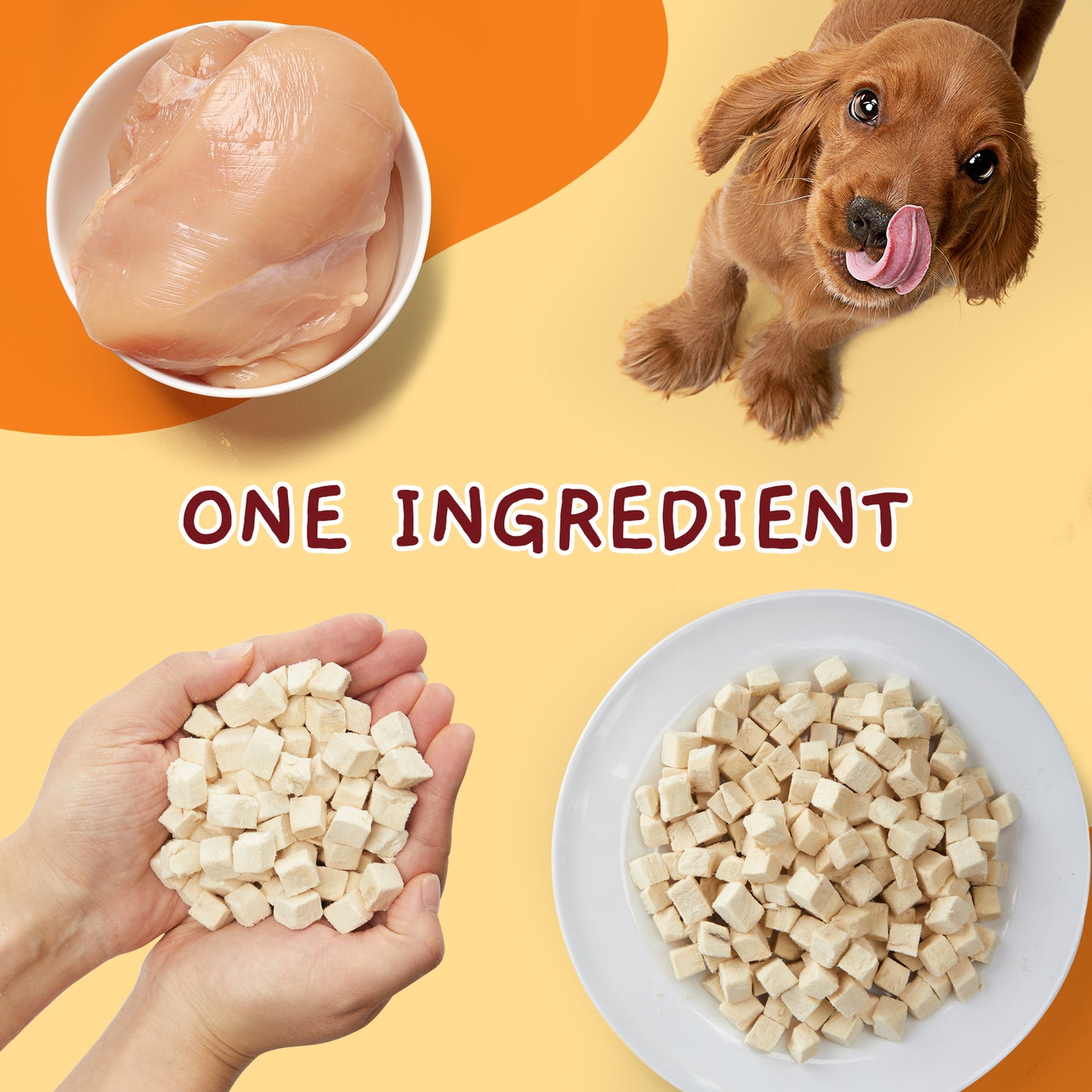 Jungle Calling Single Ingredient Chicken Grain-Free Freeze-Dried Dog & Cat Treats
