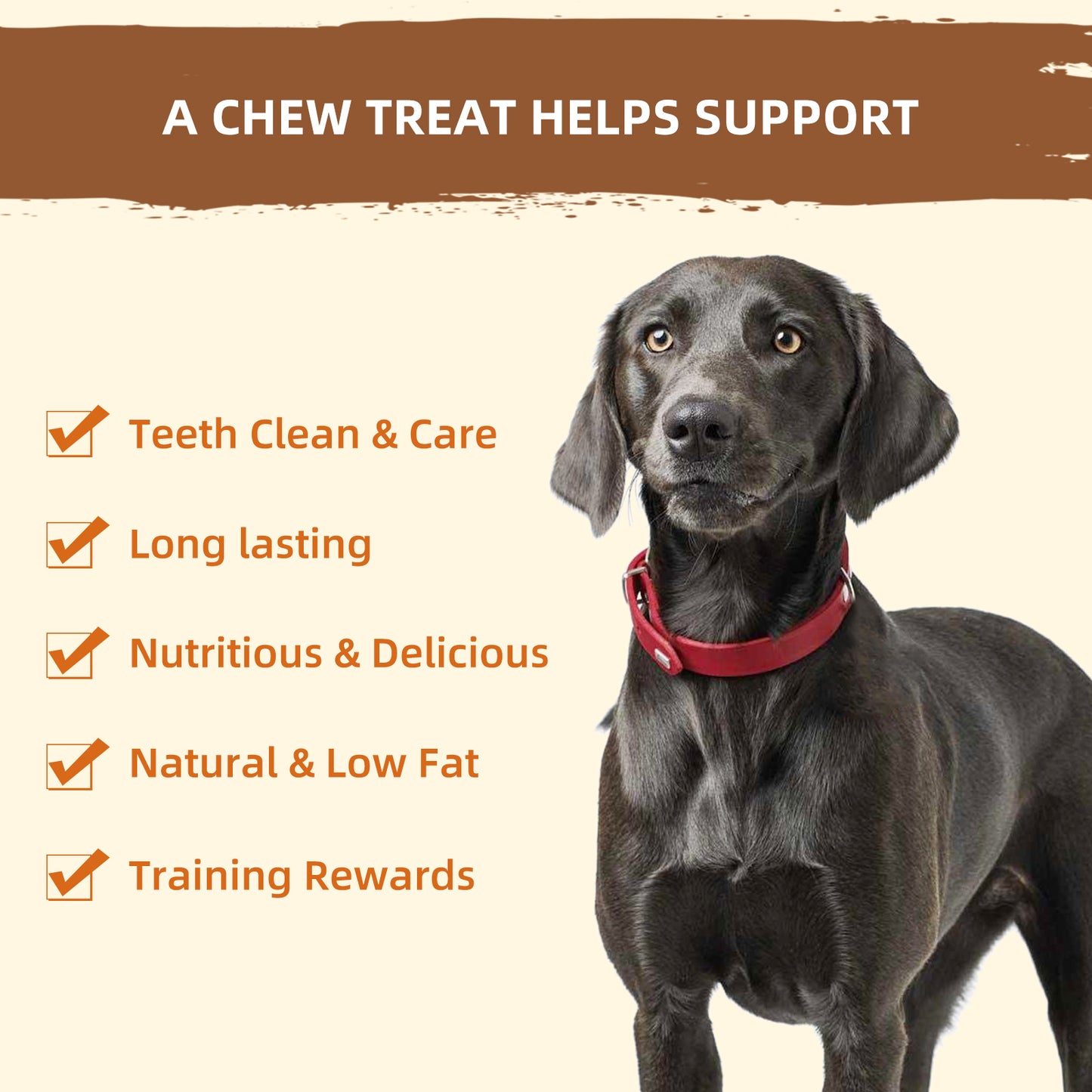 Chews for Dogs, Chicken Wrapped Rawhide Donuts, Chewy Snacks for Medium Large Dogs