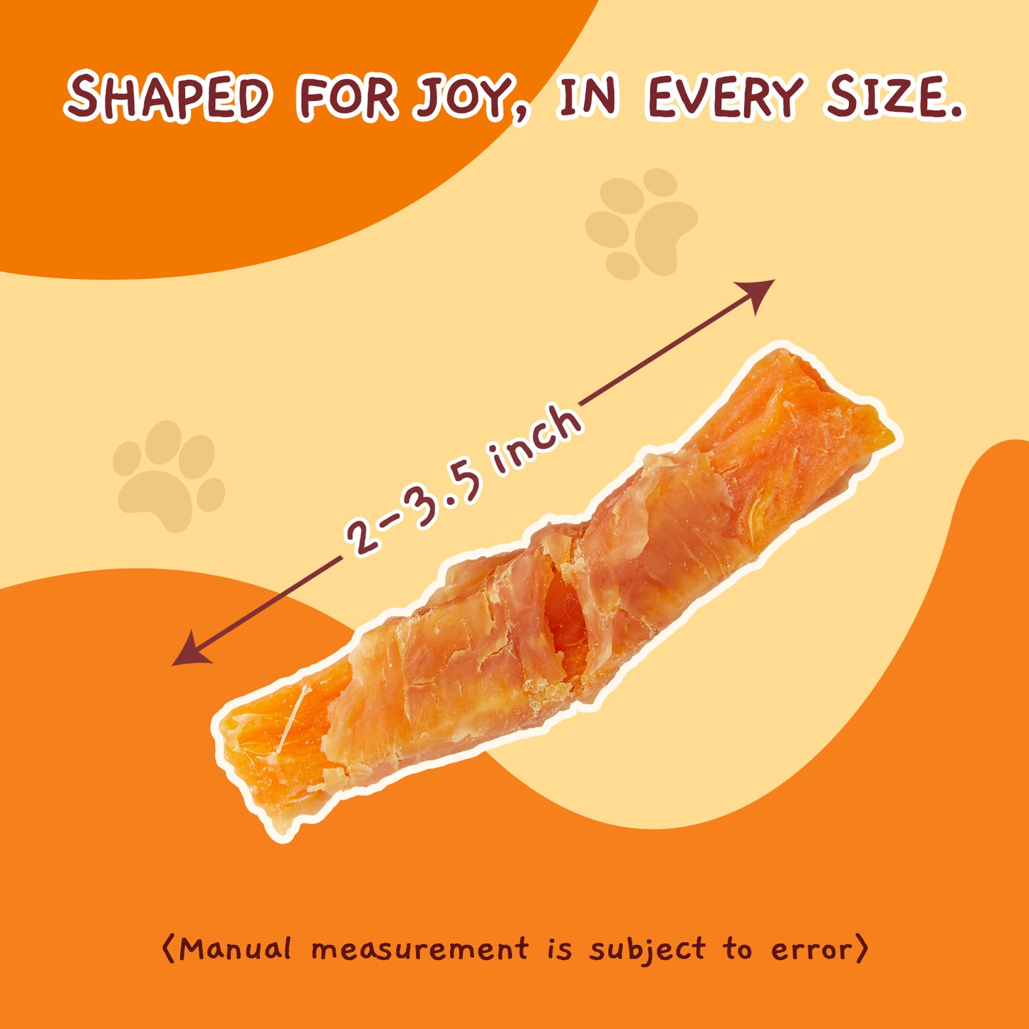 Jungle Calling Dog Treats, Chicken Wrapped Sweet Potato, Gluten and Grain Free, Chewy Dog Bites for Balanced Nutrition, 25 oz